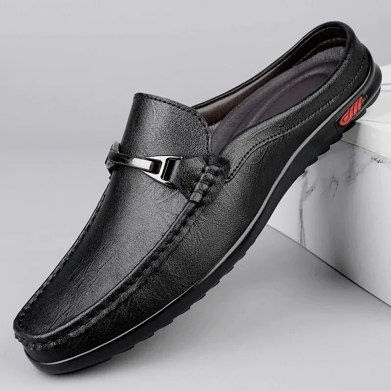 Vittorio Horsebit Backless Loafers
