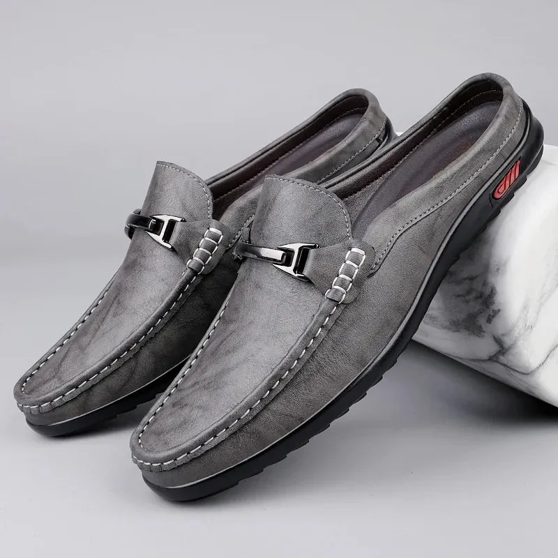 Vittorio Horsebit Backless Loafers
