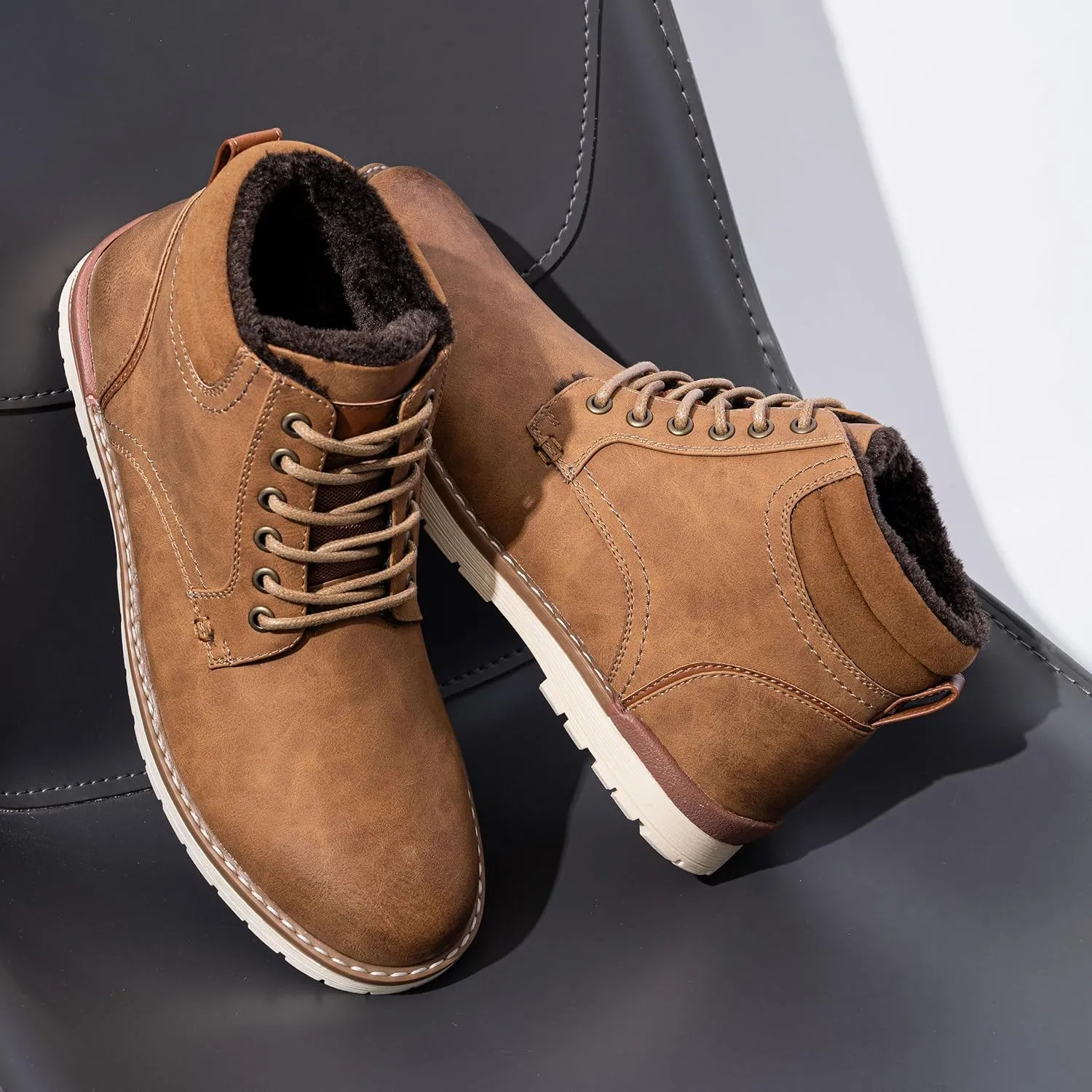 Vostey Men's Boots Hiking Boots Casual Boots for Men