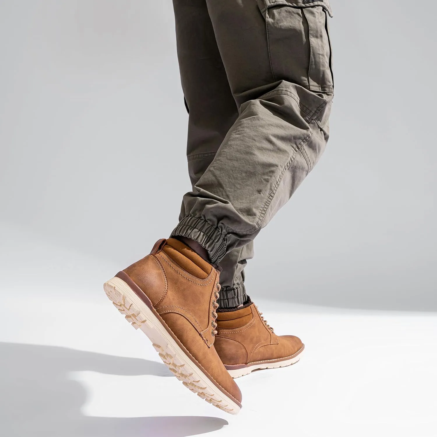 Vostey Men's Boots Hiking Boots Casual Boots for Men