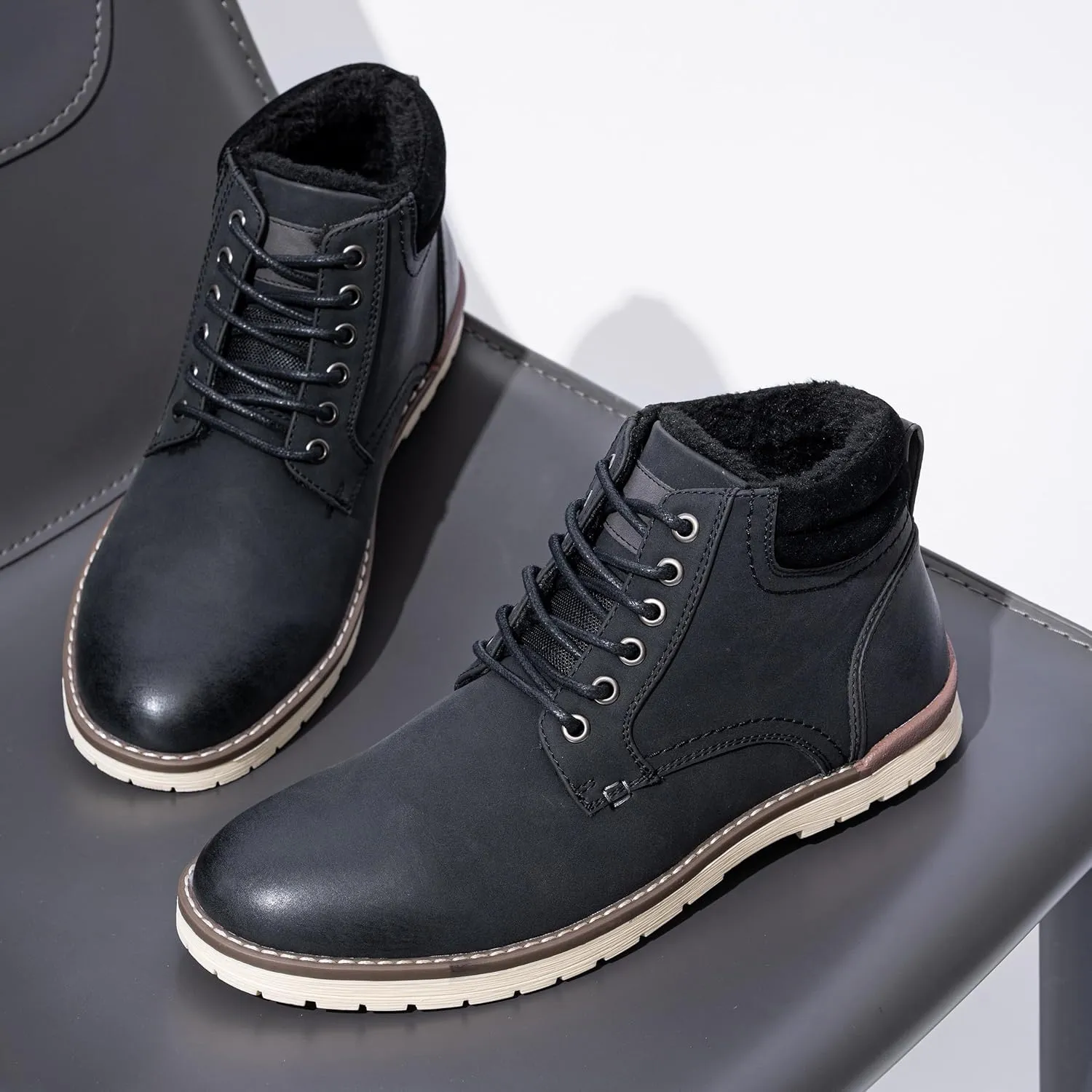 Vostey Men's Boots Hiking Boots Casual Boots for Men