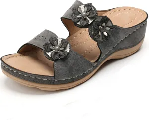 Walking Sandals Women, Womens Sandals Orthopedic Open Toe Sandals Retro Anti Slip Comfy Breathable Shoes