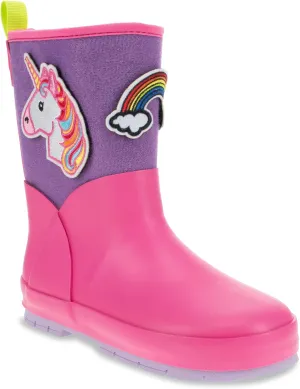 Western Chief Kids Puddle Patch Waterproof Boot with Removable Patches