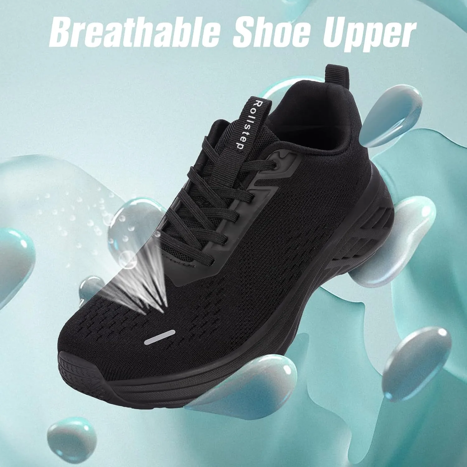 Wide Toe Box Shoes Women Sneakers Extra Wide Width Arch Support Non-Slip Tennis Athletic Ultralight Running Shoes for Women Walking Diabetic Plantar Fasciitis Footwear 6-12