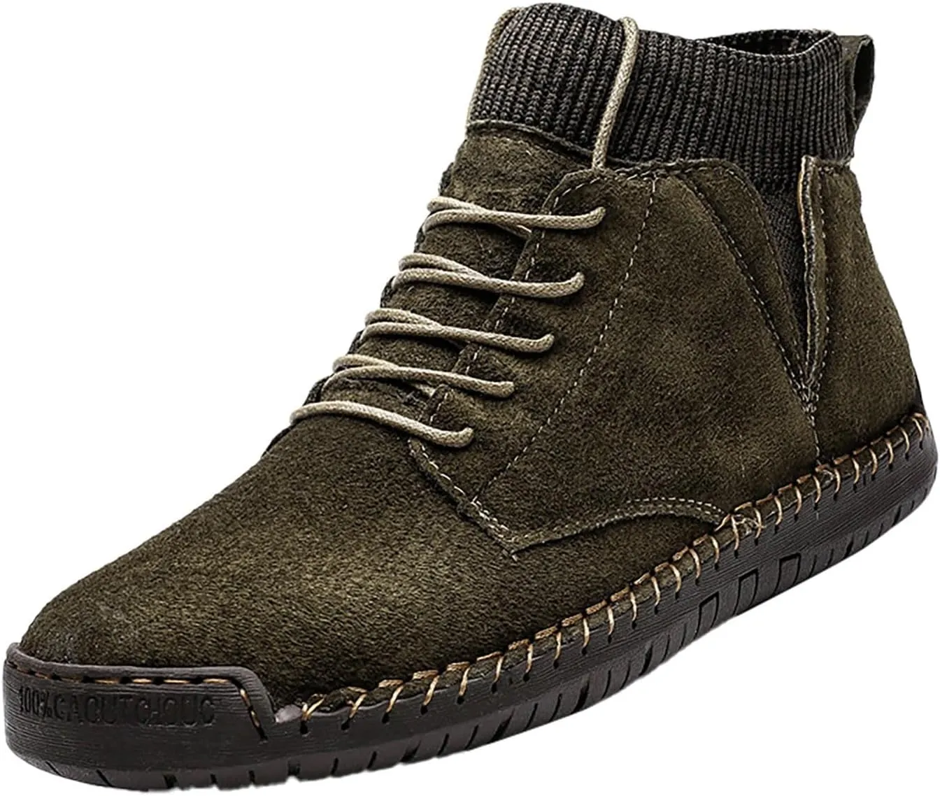 Winter Padded Men's British Large Size Casual Suede Handmade Foreign Trade Sport Shoes Shoes Men Slip on Sneaker