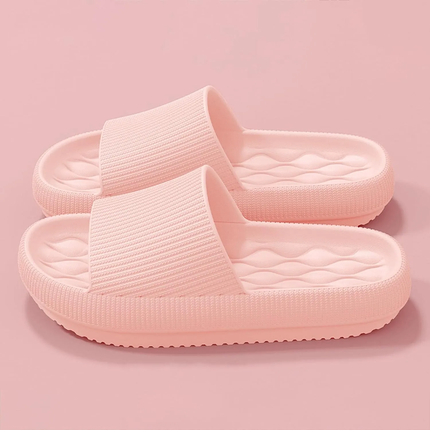 Women's Flat Slippers Non Slip House Slipper Indoor Outdoor Non Slip Pool Slides Travel Slippers for Women