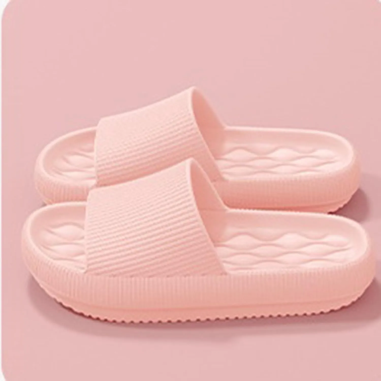 Women's Flat Slippers Non Slip House Slipper Indoor Outdoor Non Slip Pool Slides Travel Slippers for Women