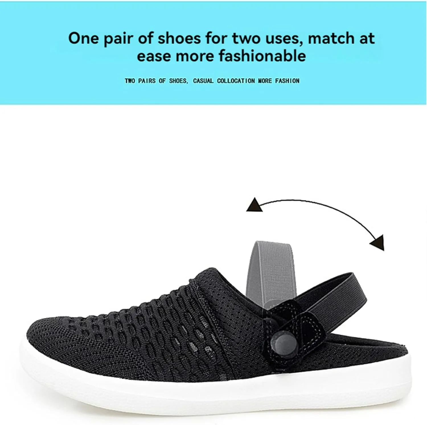 Womens Garden Clogs Shoes Mesh Breathable Quick Drying Sandals Slippers Beach Footwear Summer Casual Slip On Lightweight Walking