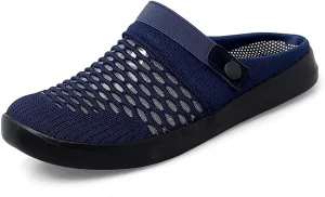 Womens Garden Clogs Shoes Mesh Breathable Quick Drying Sandals Slippers Beach Footwear Summer Casual Slip On Lightweight Walking