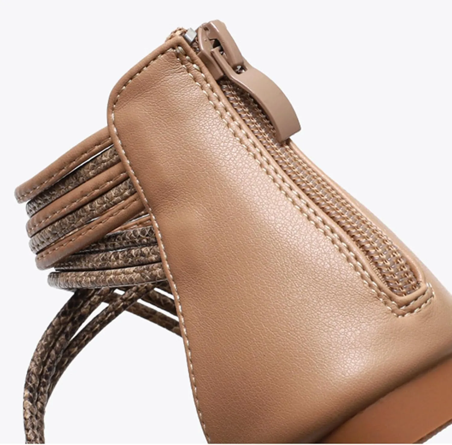 Womens Gladiator Strap Sandals Flat Fisherman Thong Cross Comfortable Open Toe Hollow Out Ankle Strap Summer Beach Breathable Slip on Lightweight Shoes