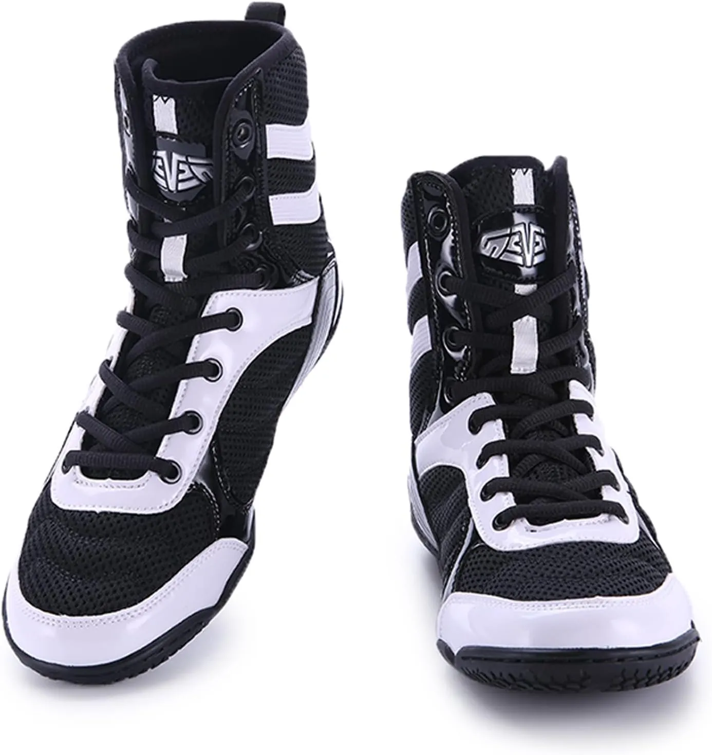 Women's Men's Wrestling Boots Breathable Mesh Squat Shoes Non-Slip Weightlifting Shoes Adult Youth Boxing Fitness Footwear