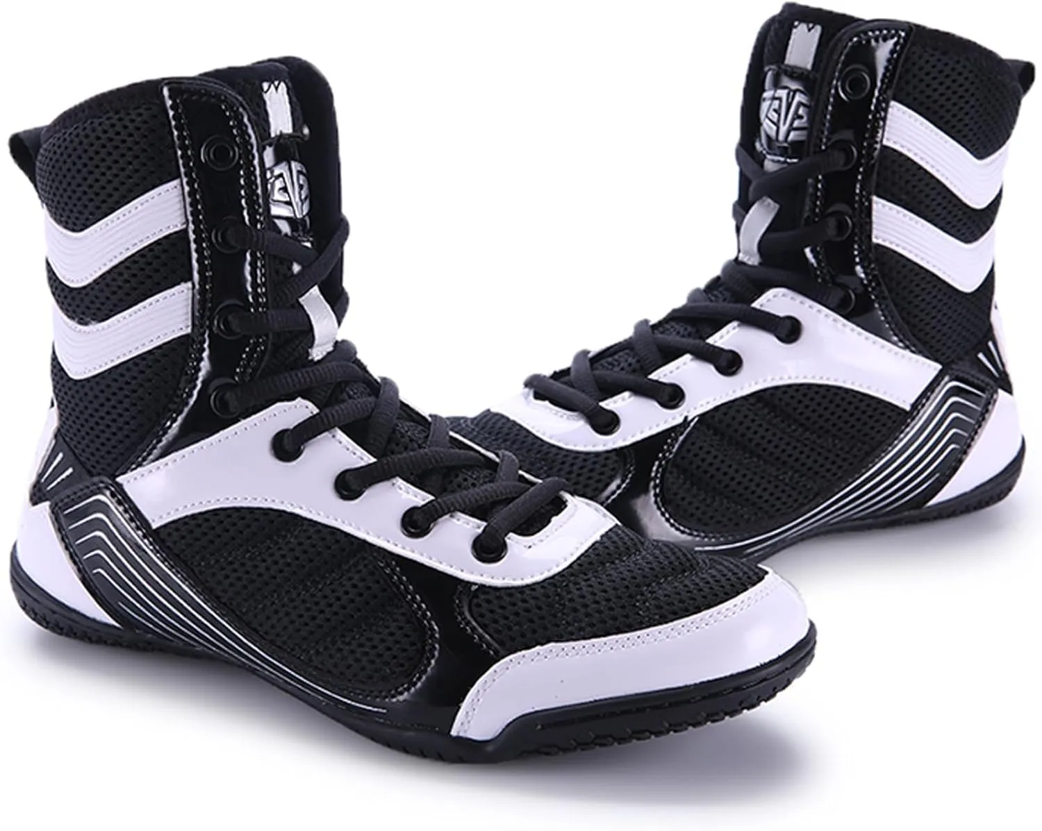 Women's Men's Wrestling Boots Breathable Mesh Squat Shoes Non-Slip Weightlifting Shoes Adult Youth Boxing Fitness Footwear
