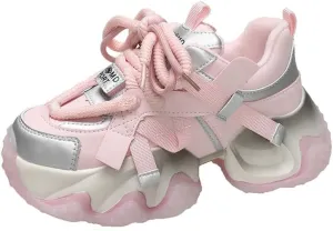 Women's Platform Walking Y2k Aesthetic Cute Fashion Sneakers Colorful Chunky Dad Thick Casual Comfortable