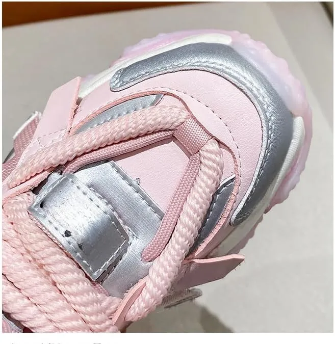 Women's Platform Walking Y2k Aesthetic Cute Fashion Sneakers Colorful Chunky Dad Thick Casual Comfortable