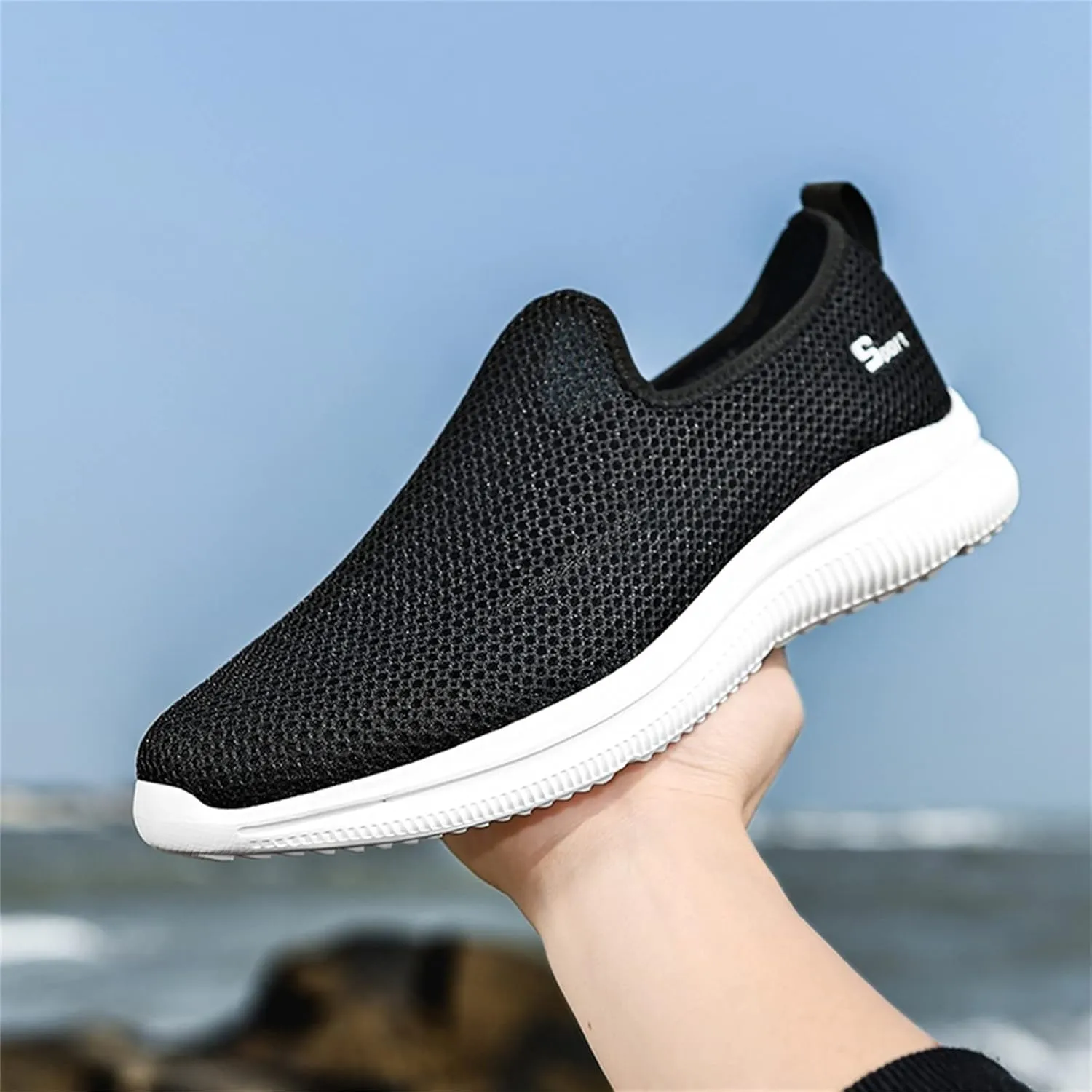 Women's Slip on Shoes Canvas Sneakers Loafers Non Slip Tennis Shoes Men Dressy Casual Black Shoes Slip On Sneakers Slip On Tennis Shoe Cross Trainer Shoe