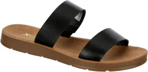 XAPPEAL Women's Kyley - Casual Slip On Two Band Flat Sandals