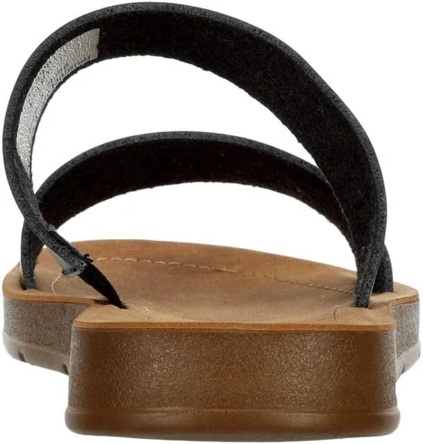 XAPPEAL Women's Kyley - Casual Slip On Two Band Flat Sandals