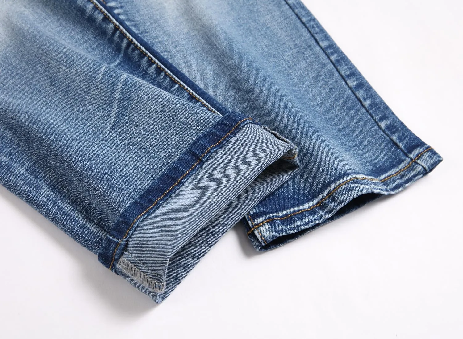 XIMXIMMTIAN Men's Biker Moto Washed Distressed Slim Fit Straight Jeans Denim…