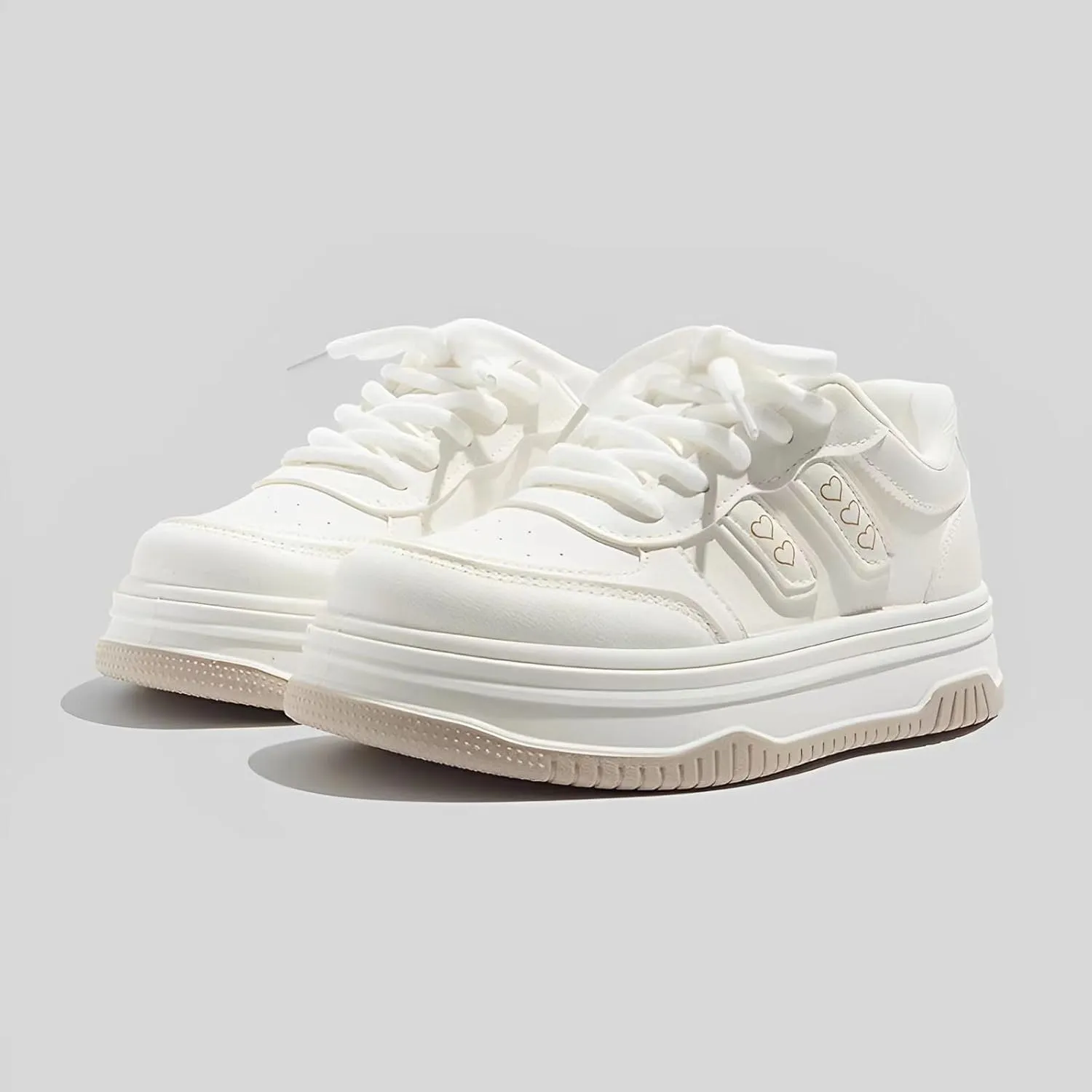Y2k Chunky Sneakers for Women & Girls Cute Walking Shoes with Thick Sole for Travel & Gift Giving