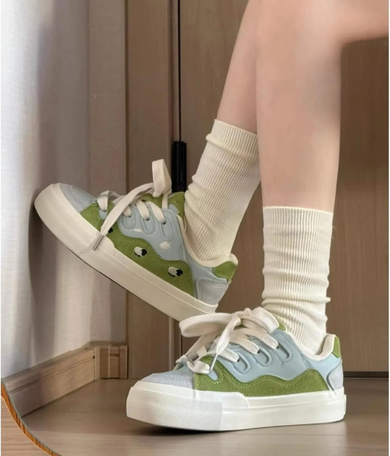 Y2k Kitten Paw Cotton Candy Chunky Sneakers for Women and Girls Retro Cute Platform Aesthetic Casual Walking Shoes