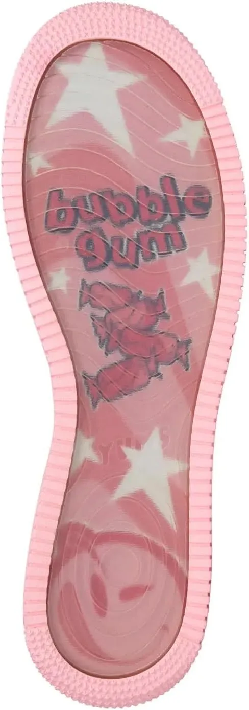 YUMS Bubblegum Pink Low Top Suede Sneakers