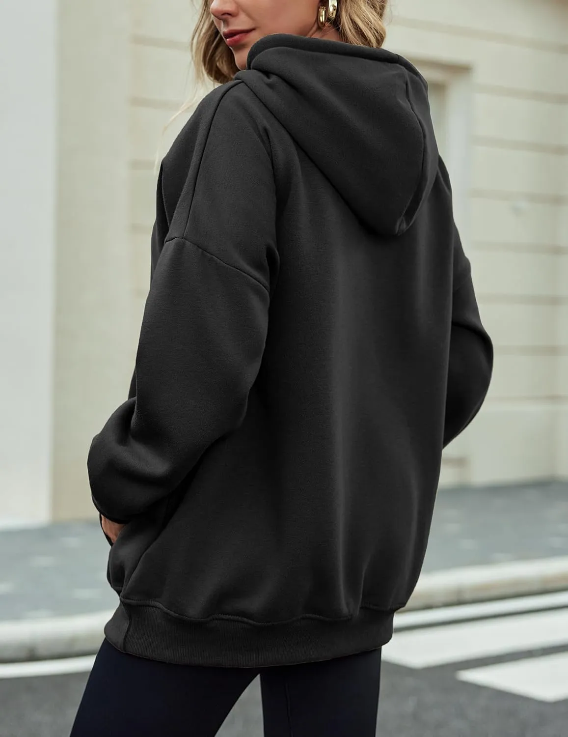 Zeagoo Womens Oversized Hoodies Fleece Sweatshirts Long Sleeve Pullover with Pocket 2024 Fall Winter Outfits Y2k Clothes