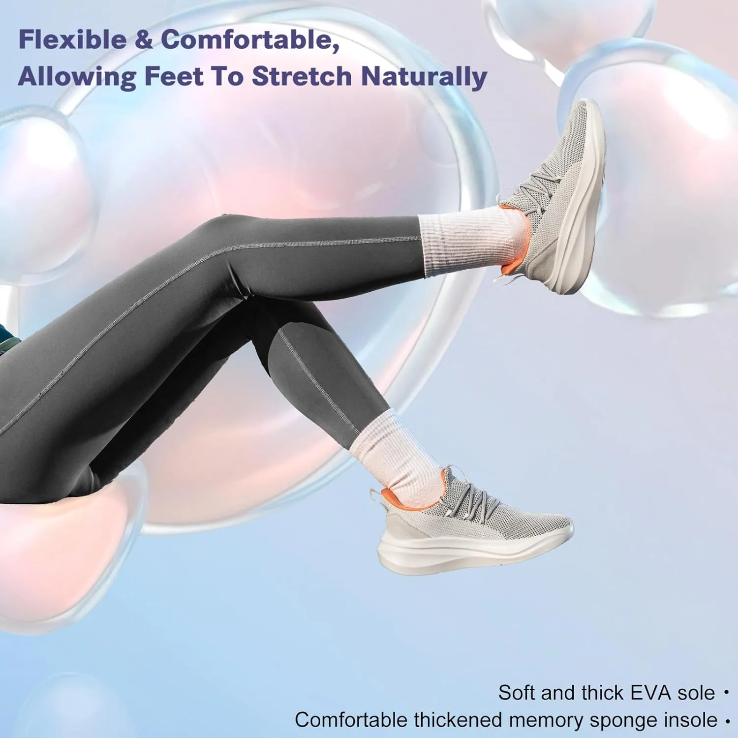 ZOVE Wide Toe Box Shoes Women Tennis Sneakers Arch Support Extra Wide Width Running Shoes for Women Walking Athletic