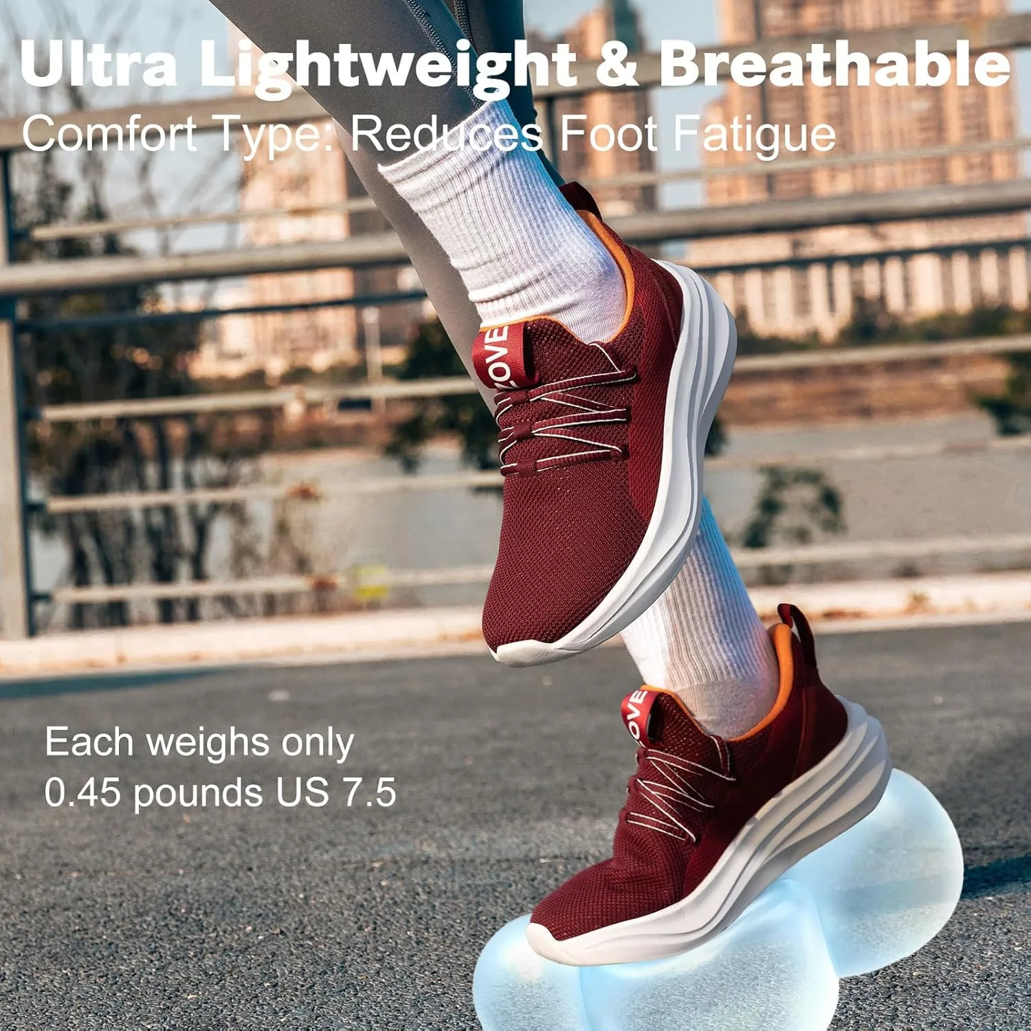 ZOVE Wide Toe Box Shoes Women Tennis Sneakers Arch Support Extra Wide Width Running Shoes for Women Walking Athletic