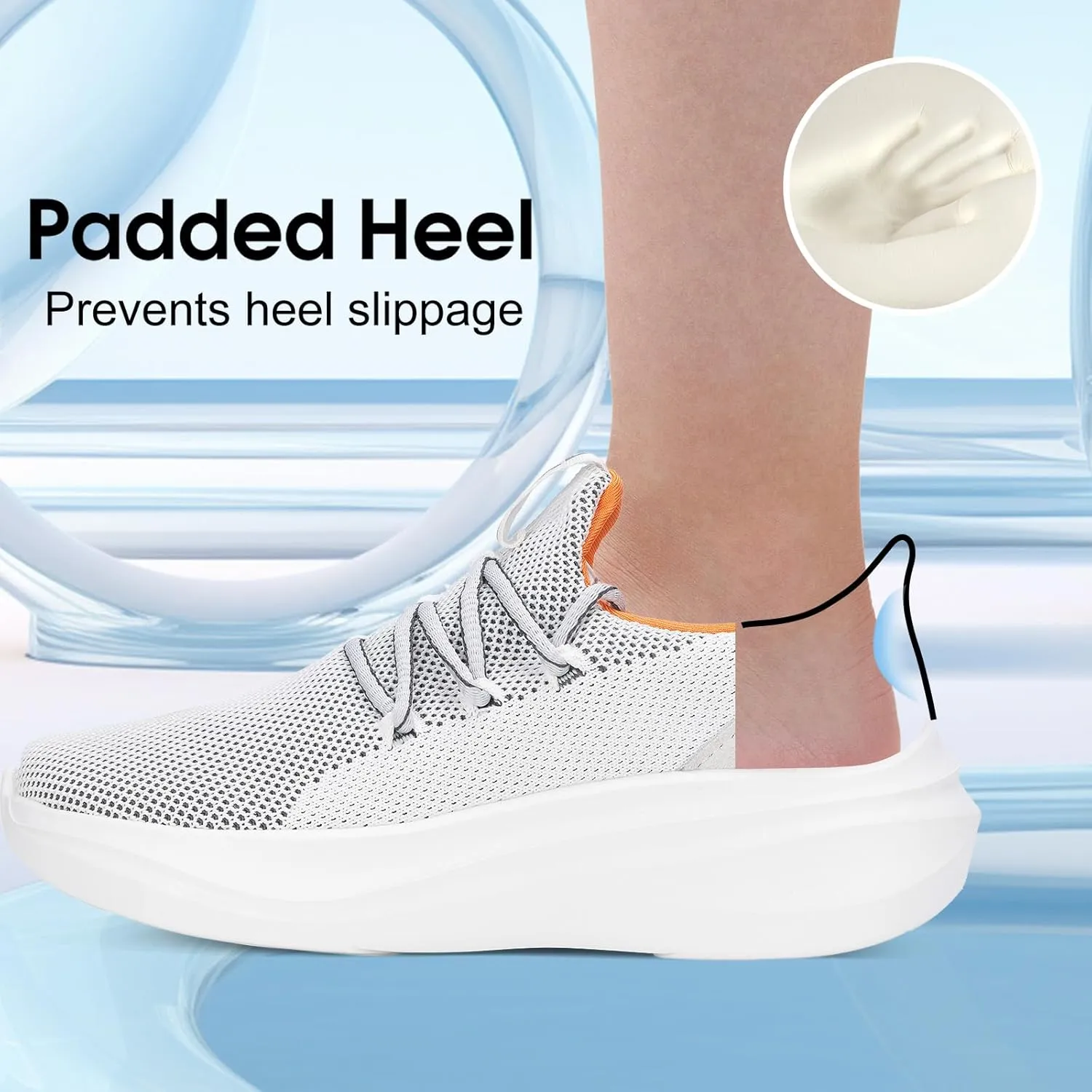 ZOVE Wide Toe Box Shoes Women Tennis Sneakers Arch Support Extra Wide Width Running Shoes for Women Walking Athletic
