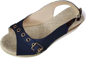 ZSpzx Espadrilles Wedge Sandals for Women 2025 Orthopedic Dressy Summer Walking Slippers Arch Support Platform Sandal Womens Comfortable Open Toe Ankle Strap Boho Casual Slip on Beach Shoes