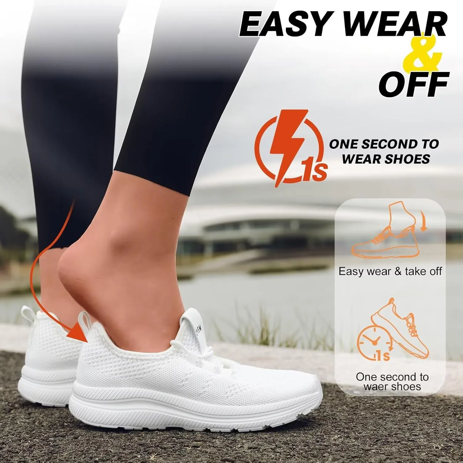ZYEN Wide Toe Box Shoes Women Non-Slip Ultra Light Running Sneakers Extra Wide Feet Arch Support Walking Shoes Tennis Diabetes Breathable Gym Workouts 6-12